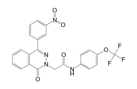 2-Phthalazineacetamide, 1,2-dihydro-4-(3-nitrophenyl)-1-oxo-N-[4-(trifluoromethoxy)phenyl]-