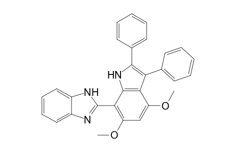 2-(4,6-dimethoxy-2,3-diphenyl-7-Indolyl)benzimidazole