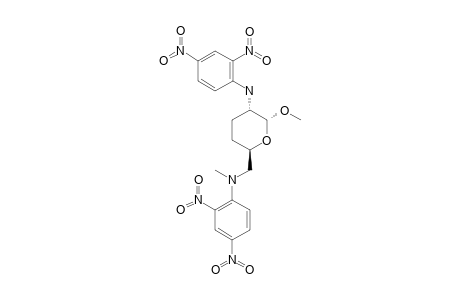 METHYL-2,3,4,6-TETRADEOXY-2-(2,4-DINITROPHENYLAMINO)-6-[(2,4-DINITROPHENYL)-METHYLAMINO]-alpha-HEXOPYRANOSIDE
