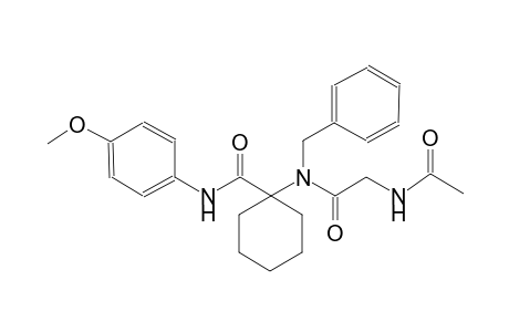 N-benzyl-N-{1-[2-(4-methoxyphenyl)acetyl]cyclohexyl}-4-oxopentanamide
