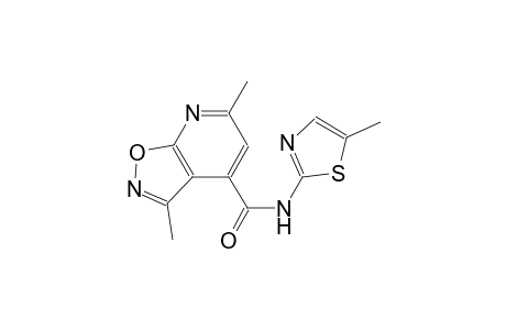 isoxazolo[5,4-b]pyridine-4-carboxamide, 3,6-dimethyl-N-(5-methyl-2-thiazolyl)-