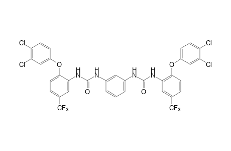 1,1'-m-PHENYLENEBIS{3-[6-(3,4-DICHLOROPHENOXY)-alpha,alpha,alpha-TRIFLUORO-m-TOLYL]UREA}