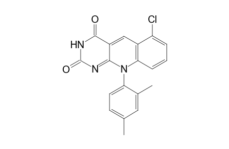 6-Chloranyl-10-(2,4-dimethylphenyl)pyrimido[4,5-b]quinoline-2,4-dione