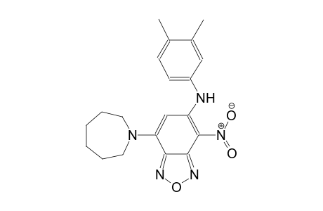 N-(3,4-dimethylphenyl)-7-hexahydro-1H-azepin-1-yl-4-nitro-2,1,3-benzoxadiazol-5-amine