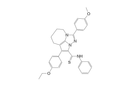 4-(4-ethoxyphenyl)-1-(4-methoxyphenyl)-N-phenyl-5,6,7,8-tetrahydro-2,2a,8a-triazacyclopenta[cd]azulene-3-carbothioamide