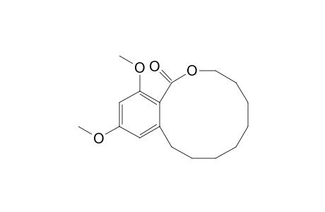 3,4,5,6,7,8,9,10-Octahydro-12,14-dimethoxy-1H-2-benzoxacyclododecin-1-one