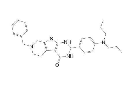 7-benzyl-2-[4-(dipropylamino)phenyl]-2,3,5,6,7,8-hexahydropyrido[4',3':4,5]thieno[2,3-d]pyrimidin-4(1H)-one