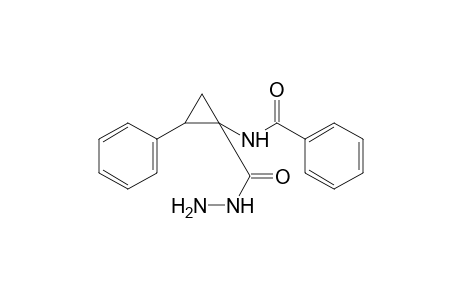 1-benzamido-2-phenylcyclopropanecarboxylic acid, hydrazide