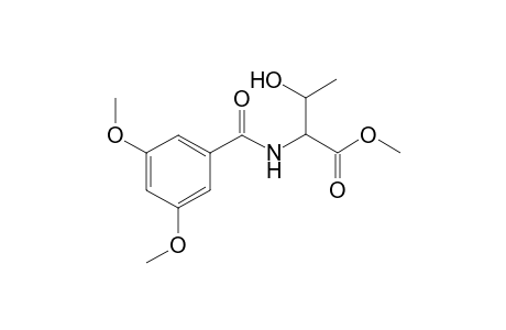 N-(3',5'-Dimethoxybenzoyl)-theronine - methyl ester