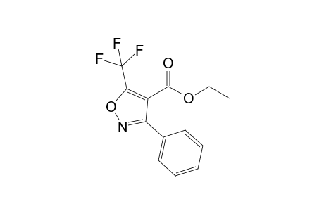 3-Phenyl-5-(trifluoromethyl)-4-isoxazolecarboxylic acid ethyl ester