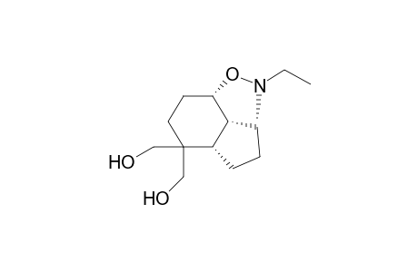 (1R*,4S*,8S*,11S*)-2-Ethyl-7,7-bis(hydroxymethyl)-2-aza-3-oxatricyclo[6.2.1.0(4,11)]undecane