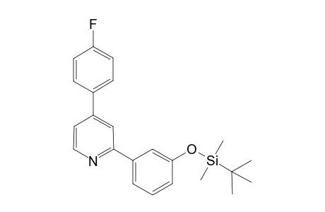 2-(3-((tert-butyldimethylsilyl)oxy)phenyl)-4-(4-fluorophenyl)pyridine