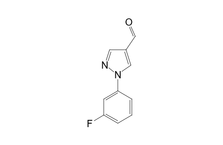 1-(3-FLUOROPHENYL)-1H-PYRAZOLE-4-CARBALDEHYDE