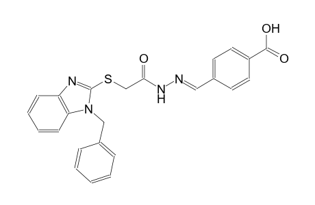 benzoic acid, 4-[(E)-[[[[1-(phenylmethyl)-1H-benzimidazol-2-yl]thio]acetyl]hydrazono]methyl]-
