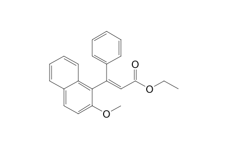 Ethyl 3-(2-Methoxynaphthalen-1-yl)-3-phenylacrylate