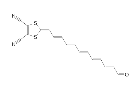 2-((2E,4E,6E,8E,10E)-12-Oxo-dodeca-2,4,6,8,10-pentaenylidene)-[1,3]dithiole-4,5-dicarbonitrile