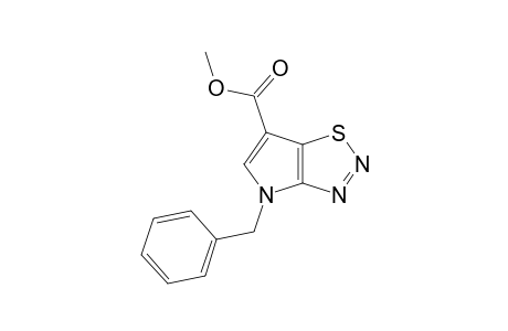 4-BENZYL-PYRROLO-[2,3-D]-[1,2,3]-THIADIAZOLE-6-CARBOXYLIC-ACID-METHYLESTER