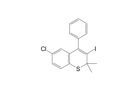 6-Chloro-3-iodo-2,2-dimethyl-4-phenyl-2H-thiochromene