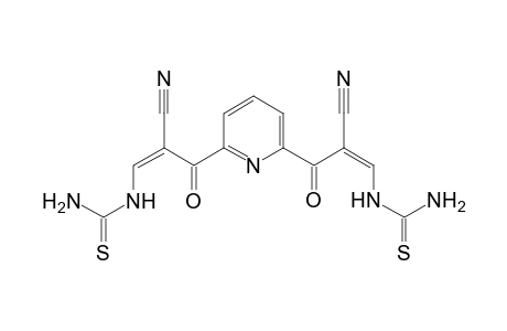 2,6-Bis[5-cyano-3-thio-3-(prop-1-enyl)urea] pyridine