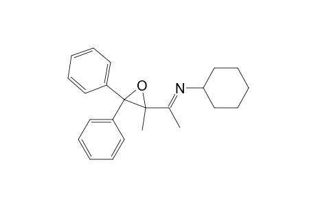 Cyclohexanamine, N-[1-(2-methyl-3,3-diphenyloxiranyl)ethylidene]-