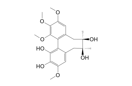 SZ-M10 [(7S,8R,R-biar)-6,7,8,9-tetrahydro-3,12,13,14-tetramethoxy-7,8-dimethyl-1,2,7,8-dibenzo[a,c]cyclooctenetetraol]