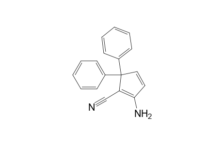 2-Amino-1-cyano-5,5-diphenyl-1,3-cyclopentadiene