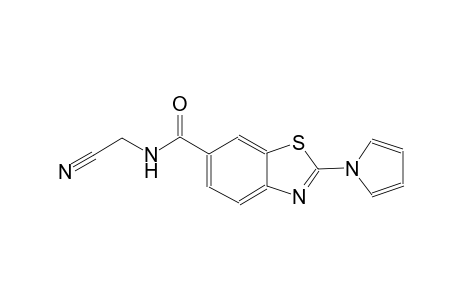 6-benzothiazolecarboxamide, N-(cyanomethyl)-2-(1H-pyrrol-1-yl)-