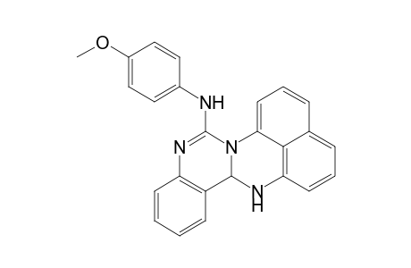 6-(4'-Methoxyphenyl)amino-14,14a-dihydroquinazolino[3,4-a]perimidine
