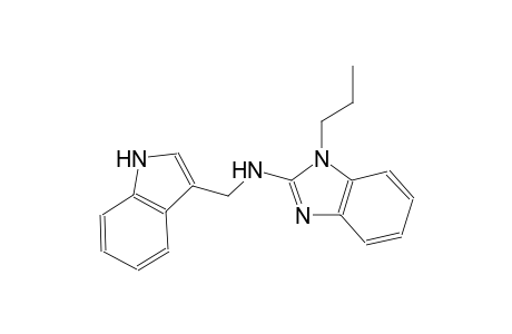 N-(1H-indol-3-ylmethyl)-1-propyl-1H-benzimidazol-2-amine