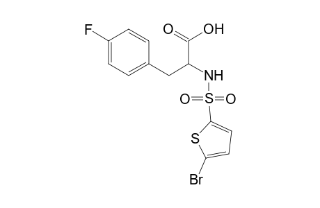 Benzenepropanoic acid, .alpha.-[[(5-bromo-2-thienyl)sulfonyl]amino]-4-fluoro-