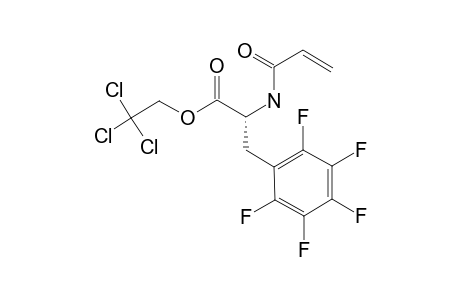 (R)-2,2,2-TRICHLOROETHYL-2-ACRYLAMIDO-3-(PENTAFLUOROPHENYL)-PROPANOATE