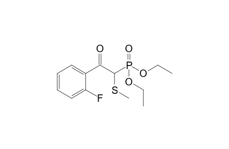 Diethyl 2-(2'-Fluorophenyl)-1-(methylthio)-2-oxoethylphosphonate