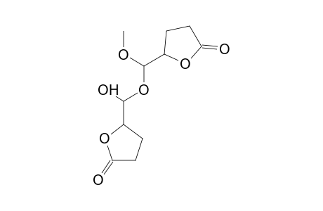 Tetrahydrofuran-5-on-2-methanol, .alpha.-[.alpha.-methoxy-(tetrahydrofuran-5-on-2-ylmethoxy)]-