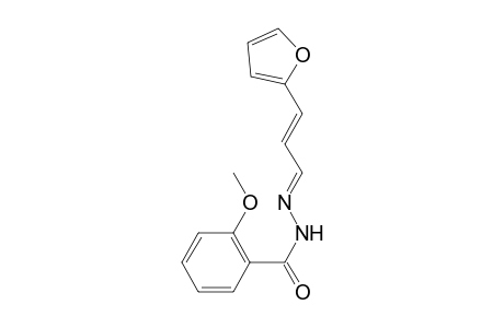 Benzohydrazide, 2-methoxy-N2-[3-(2-furyl)prop-2-enylideno]-