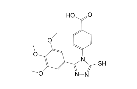 4-[3-sulfanyl-5-(3,4,5-trimethoxyphenyl)-4H-1,2,4-triazol-4-yl]benzoic acid