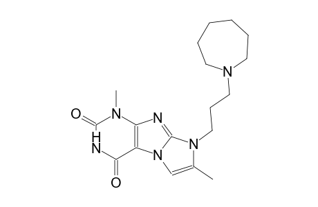 1H-imidazo[2,1-f]purine-2,4(3H,8H)-dione, 8-[3-(hexahydro-1H-azepin-1-yl)propyl]-1,7-dimethyl-