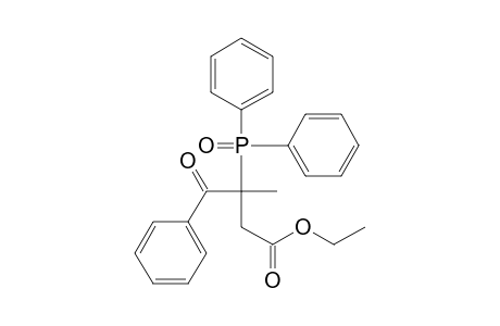 Benzenebutanoic acid, .beta.-(diphenylphosphinyl)-.beta.-methyl-.gamma.-oxo-, ethyl ester