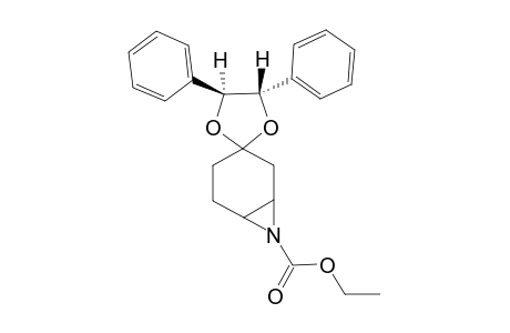 (4'S,5'S)-7-Ethoxycarbonyl-4',5'-diphenylspiro[7-azabicyclo[4,1,0]heptane-3,2'-1',3'-dioxacyclopentane]