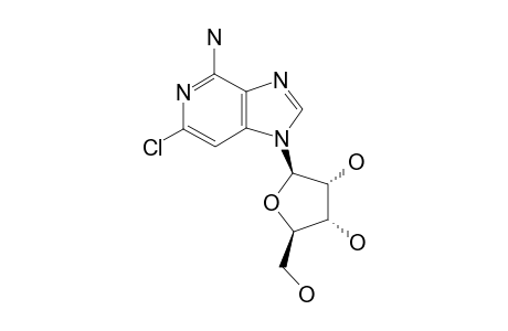 2-CHLORO-6-AMINO-9-(BETA-D-RIBOFURANOSYL)-3-DEAZA-PURINE