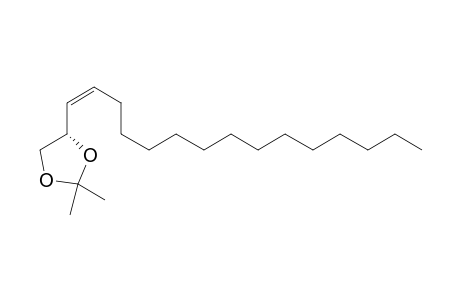 (4S)-2,2-dimethyl-4-[(Z)-pentadec-1-enyl]-1,3-dioxolane