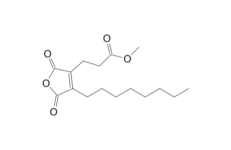 2-(.beta.-Carbmethoxy)ethyl-3-octylmaleic anhydride