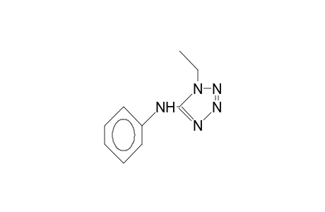 5-Anilino-1-ethyl-tetrazole