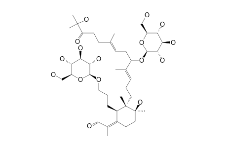 22-OXO-23-HYDROXY-IRIDAL-3,16-DI-BETA-D-GLUCOPYRANOSIDE