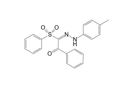 (2E)-2-[(4-Methylphenyl)hydrazono]-1-phenyl-2-(phenylsulfonyl)ethanone