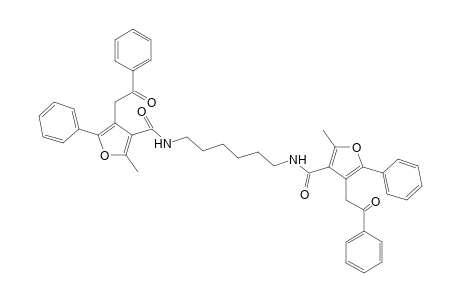 2-Methyl-N3-[6-({[2-methyl-4-(2-oxo-2-phenylethyl)-5-phenyl-3-furyl]carbonyl}amino)hexyl]-4-(2-oxo-2-phenylethyl)-5-phenyl-3-furamide
