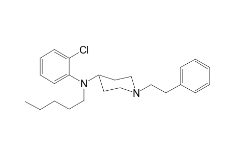 N-(2-Chlorophenyl)-N-pentyl-1-(2-phenylethyl)piperidin-4-amine