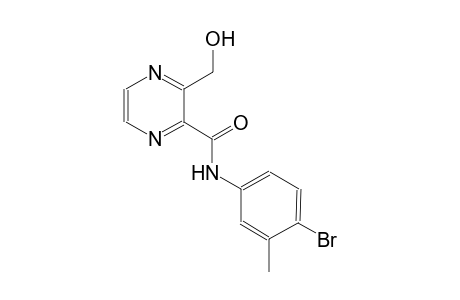 2-pyrazinecarboxamide, N-(4-bromo-3-methylphenyl)-3-(hydroxymethyl)-