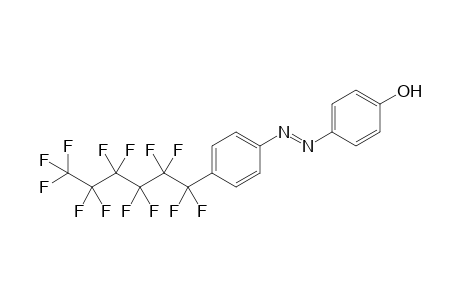 4-(4-Tridecafluorohexylphenylazo)phenol