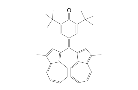 4-[bis(3-methyl-1-azulenyl)methylidene]-2,6-ditert-butyl-1-cyclohexa-2,5-dienone