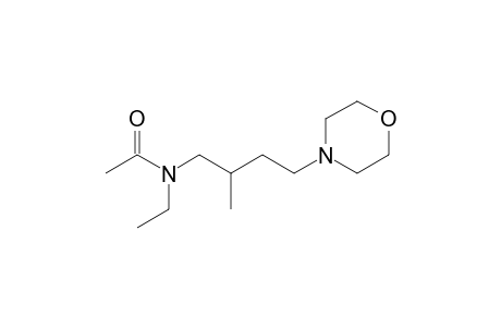 N-Ethyl-N-(2-methyl-4-morpholin-4-ylbutyl)acetamide